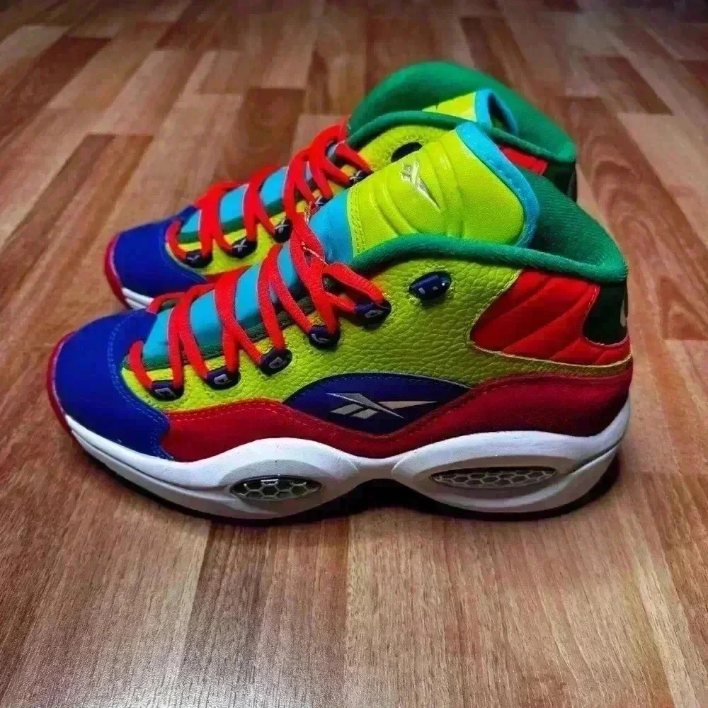 Reebok Question Mid Allen Iverson HP3005 Mens Basketball Shoes  Size 7 - Picture 11 of 13